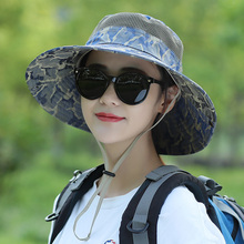 帽子女zz季户外太阳ww骑车帽防晒遮阳渔夫帽女士盆帽透气凉帽